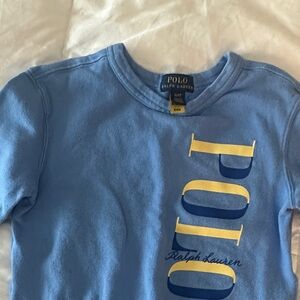Polo by Ralph Lauren Kids Blue and Yellow Sweatshirt